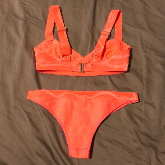 Coral Bandage swimsuit - Picture 2 of 7